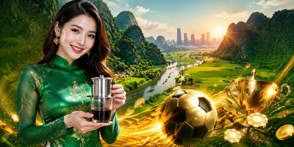 Khu vực giải trí casino sôi động với ánh đèn neon rực rỡ